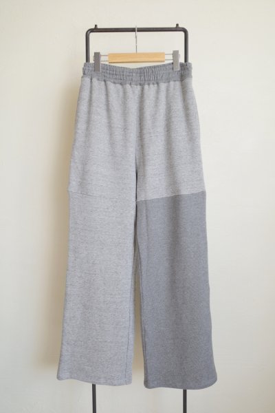 画像1: renewces       "bicolor combination pants"・l.grey×d.grey