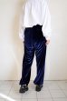 画像12: NEXUSVII.       VELOUR JERSEY PANTS・NAVY