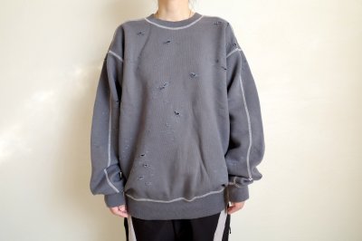 画像8: BAL       30%OFF  RUSSELL DISTRESSED ATHLETIC HEAVY COTTON CREW・charcoal gray