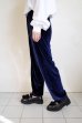 画像7: NEXUSVII.       VELOUR JERSEY PANTS・NAVY