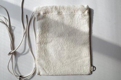 画像8: oitan       "KINCHAKU" 3D COTTON LACE natural