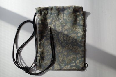 画像7: oitan       "KINCHAKU" SILK PAISLEY blue