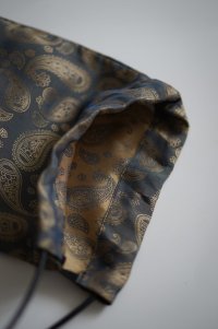 oitan       "KINCHAKU" SILK PAISLEY blue