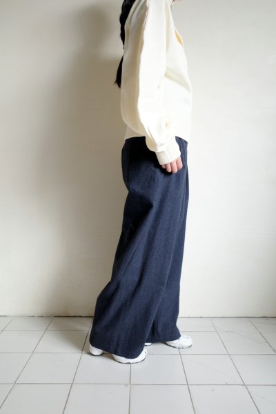 画像11: HeRIN.CYE       30%OFF Half zip knit pullover・WHITE