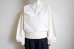 画像6: HeRIN.CYE       Half zip knit pullover・WHITE