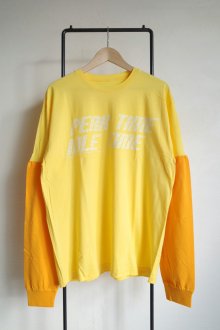 他の写真1: renewces       "3way Layered T-sh"・yellow gold