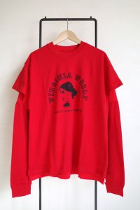 renewces       "3way Layered T-sh"・red