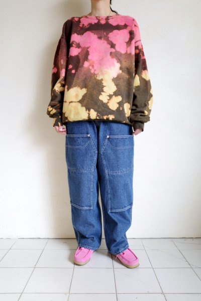 画像11: BAL         30%OFF LOGO TIE DYE CREW by YUKIDYE・black