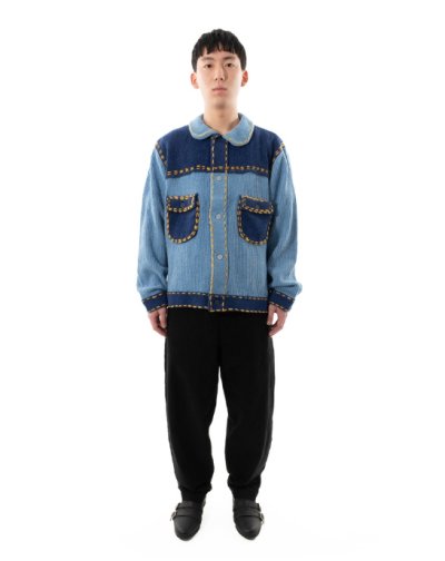 画像6: PHINGERIN       フィンガリン  PG1 KNIT・サックス×ブルー