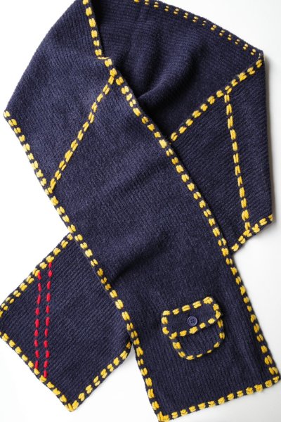 画像4: PHINGERIN       フィンガリン  PG1 SCARF・ネイビー