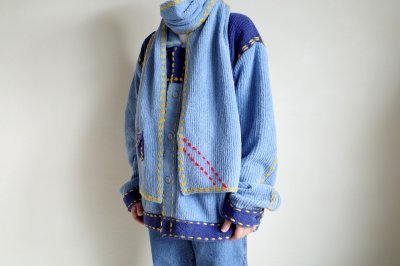 画像8: PHINGERIN       フィンガリン  PG1 SCARF・サックス×ブルー