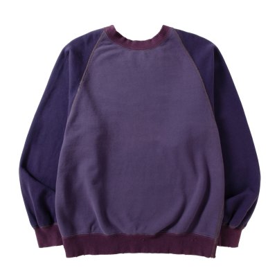 画像1: NEXUSVII.       R/S DAMAGED 3TONE SWEAT・FADE PURPLE