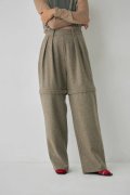 Mediam       Tweed Removable Pants・Sand