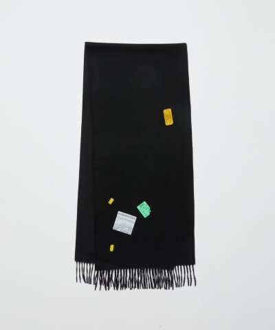 画像2: BAL       INOUE BROTHERS BRUSHED SCARF・black