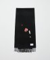 画像1: BAL       INOUE BROTHERS BRUSHED SCARF・black (1)