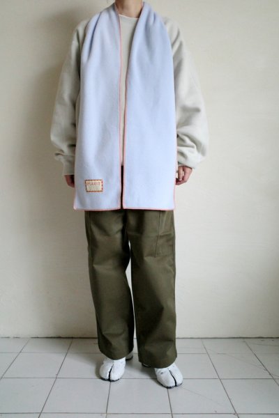 画像4: RELAX FIT       リラックスフィット ”FLEECE MUFFLER MINNEAPOLIS”・サックスブルー×オレンジ