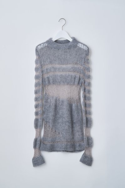 画像2: naokitomizuka       low gauge knit・charcoal