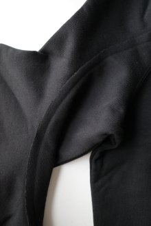 他の写真2: naokitomizuka       power shoulder half zip sweatshirts・black