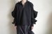 画像13: naokitomizuka       power shoulder half zip sweatshirts・black