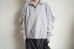 画像13: naokitomizuka       power shoulder half zip sweatshirts・gray