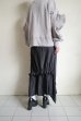 画像12: naokitomizuka       power shoulder half zip sweatshirts・gray