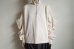 画像7: naokitomizuka       power shoulder half zip sweatshirts・beige