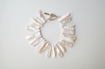 画像2: THE SUNNY       HEART BIWA PEARL BRACELET