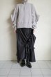 画像9: naokitomizuka       power shoulder half zip sweatshirts・gray