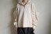 画像14: naokitomizuka       power shoulder half zip sweatshirts・beige