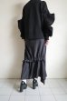 画像12: naokitomizuka       power shoulder half zip sweatshirts・black