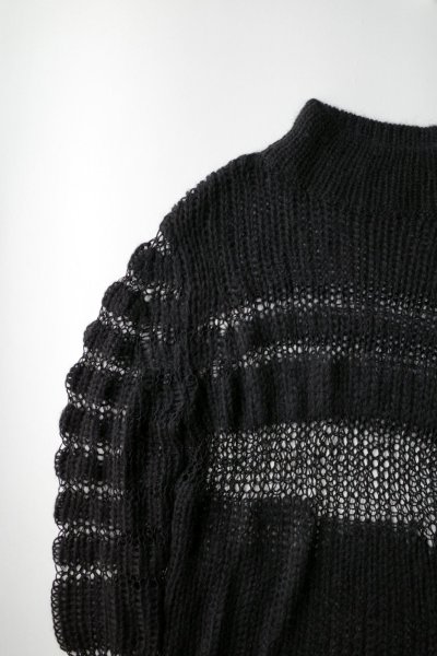 画像2: naokitomizuka       low gauge knit・black