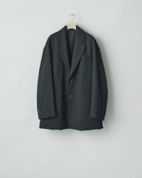 ssstein         OVERSIZED LAPELED COMBINATION JACKET・BLACK