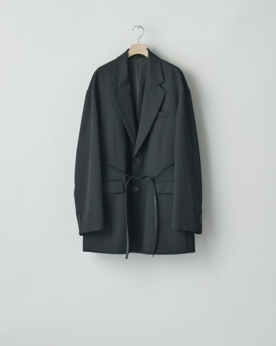 画像2: ssstein         OVERSIZED SINGLE BREASTED LONG JACKET・BLACK