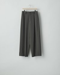 ssstein       TWIST SEAM WIDE EASY TROUSERS・GREY KHAKI