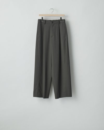 画像1: ssstein       TWIST SEAM WIDE EASY TROUSERS・GREY KHAKI