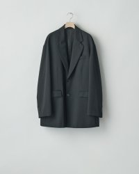 ssstein         OVERSIZED SINGLE BREASTED LONG JACKET・BLACK