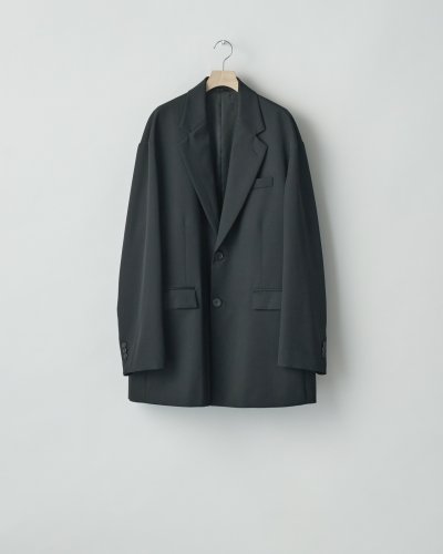 画像1: ssstein         OVERSIZED SINGLE BREASTED LONG JACKET・BLACK