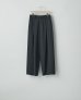 画像1: ssstein       TWIST SEAM WIDE EASY TROUSERS・BLACK (1)