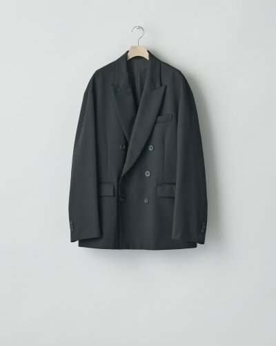 画像1: ssstein         OVERSIZED DOUBLE BREASTED JACKET・BLACK