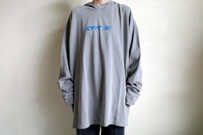 画像6: renewces       "L/S hooded print T-sh"・shadow grey×blue print