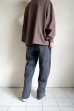 画像12: renewces       "Front switching over 1 point embroidery T-sh"・moka brown