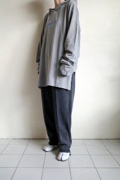 画像10: renewces       "L/S hooded print T-sh"・shadow grey×blue print