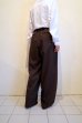 画像11: ssstein       TWIST SEAM WIDE EASY TROUSERS・GREY KHAKI