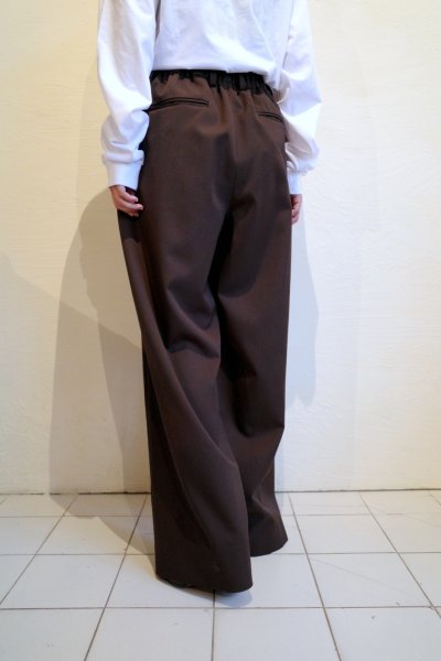画像7: ssstein       TWIST SEAM WIDE EASY TROUSERS・GREY KHAKI