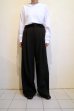 画像8: ssstein       TWIST SEAM WIDE EASY TROUSERS・BLACK