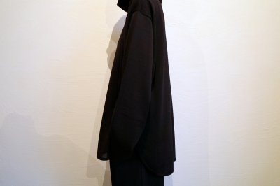 画像6: ssstein         WOOL SILK KNIT HIGH NECK LS・BLACK