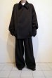 画像17: ssstein         W/SI SATIN OVERSIZED DOUBLE BREAST BLOUSON・BLACK