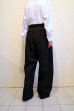 画像11: ssstein       TWIST SEAM WIDE EASY TROUSERS・BLACK