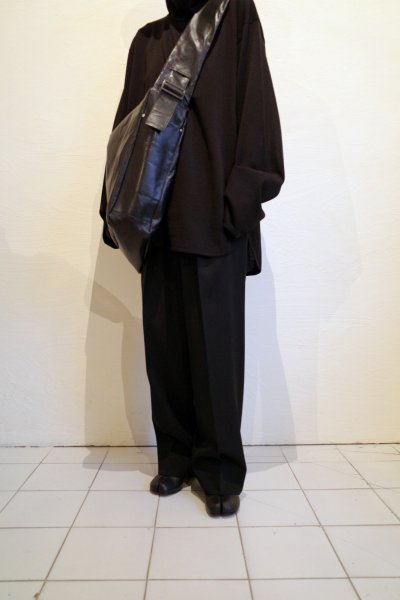 画像14: ssstein         SHIRRING HANDLE LEATHER SHOULDER BAG・LEATHER/BLACK