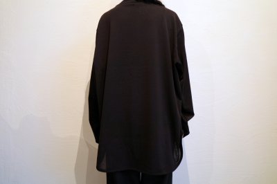 画像7: ssstein         WOOL SILK KNIT HIGH NECK LS・BLACK